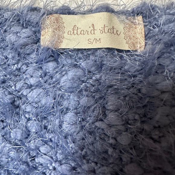 NWT ALTAR’D State Color Block Striped Soft V-Neck sweater; Size S/M - Picture 6 of 7